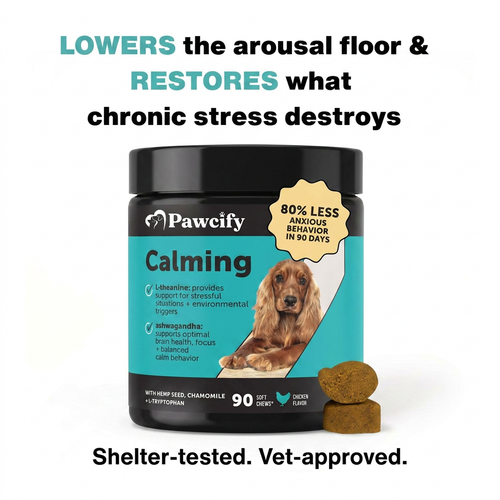 Pawcify Natural Hemp Dog Calming Chews